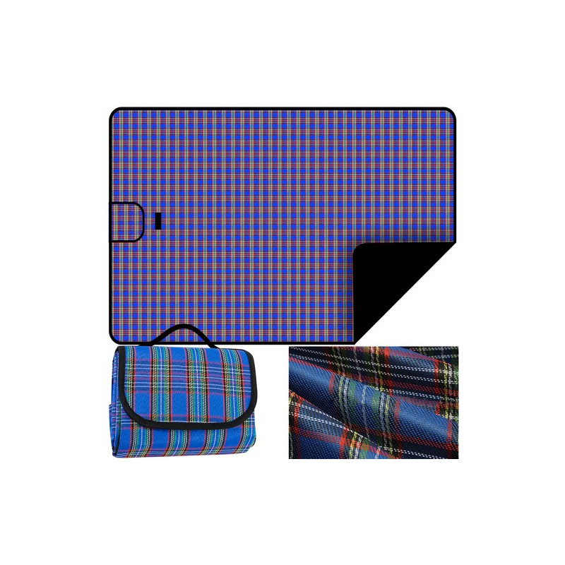 Picknickmatta 145x180 basic - blå