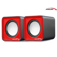AC870 R 43397 Datorhögtalare 6W USB Röd&Svart
