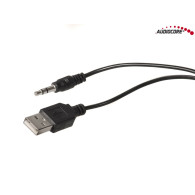 AC870 B 43398 Głośniki komputerowe 6W  USB Silver&Black 