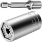 Universell hylsa - hylsnyckel 7-19mm
