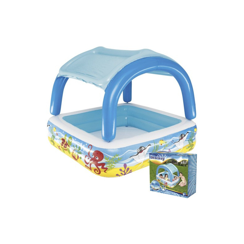Uppblåsbar pool med tak - BESTWAY 52192