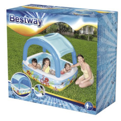 Uppblåsbar pool med tak - BESTWAY 52192