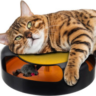 Leksak för katt - hjul med mus