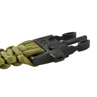 Armband SURVIVAL med tillbehör - grön