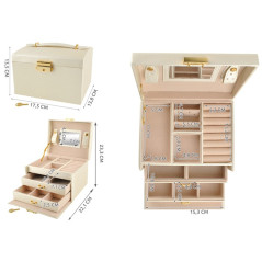 Smyckeskrin/låda - beige