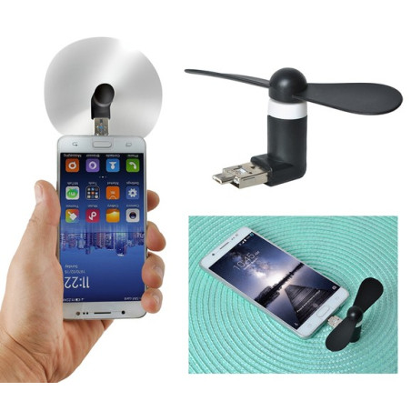 Fläkt micro USB svart