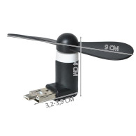 Fläkt micro USB svart
