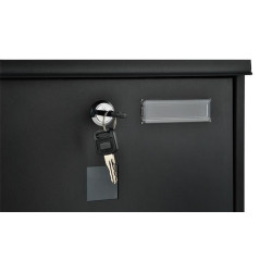 Brevlåda - svart