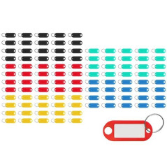 Nyckelring / nyckelbrickor set 100 st.