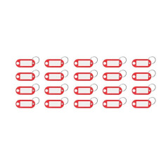 Nyckelring / nyckelbrickor set 100 st.