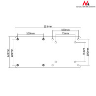 MC-721 45387 Adapter Vesa do mini komputerów czarny NUC MAC mini CPU
