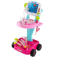 Set för liten doktor - rosa vagn