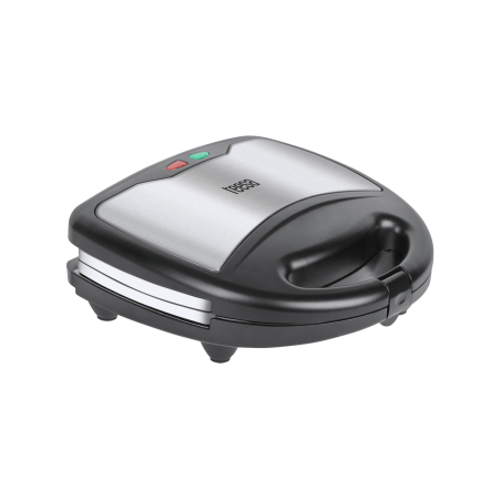 En 3-i-1 smörgåsgrill med keramiska insatser.