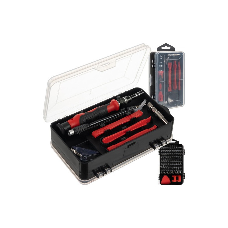 Verktygssats för precisionsmekanik, 110 delar