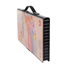 Målningsset i en resväska med 86 delar