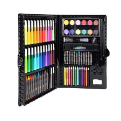 Målningsset i en resväska med 86 delar