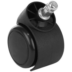 Hjul till kontorsstol - 5 st - svarta