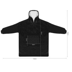 Tröja XXL - svart filt