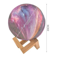Nattlampa måne 15cm 16 färger