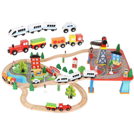 Träjärnväg - batteridriven tåg