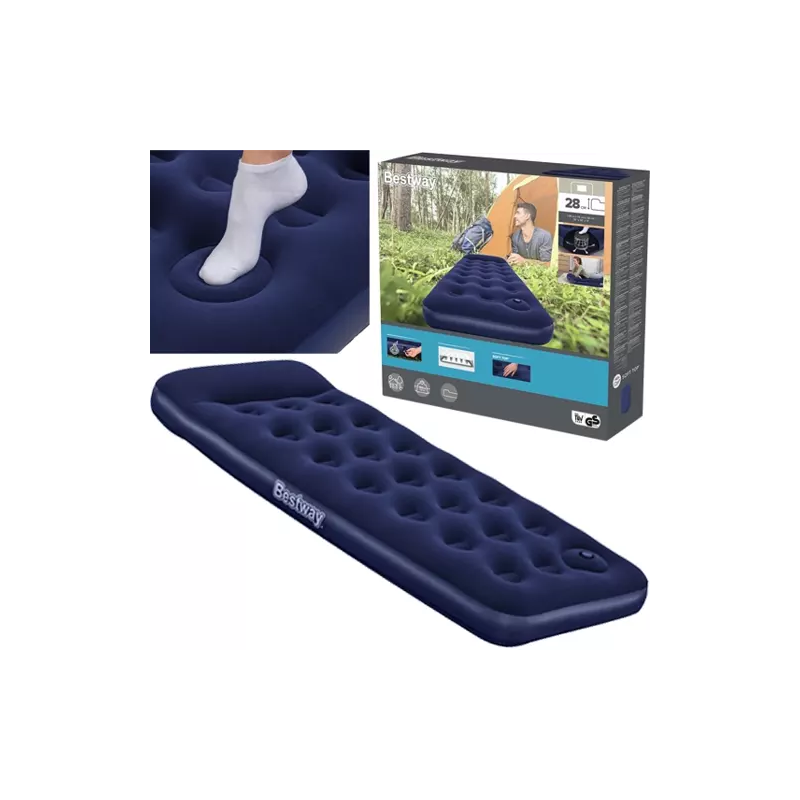 Luftmadrass med pump 185x76x22 BESTWAY 67223