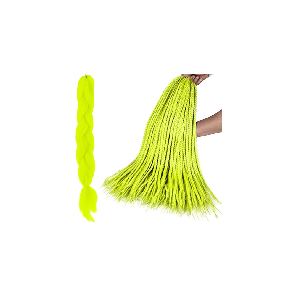 Syntetiska neonflätor - neonfärger
