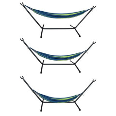 Hängmatta 200x150cm med stativ