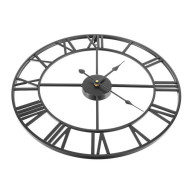 Väggklocka retro - svart