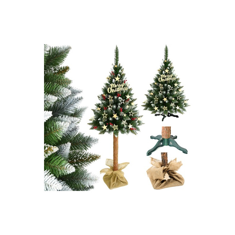 Julgran på stammen - diamant tall 180cm