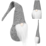 Skogsalv stående grå