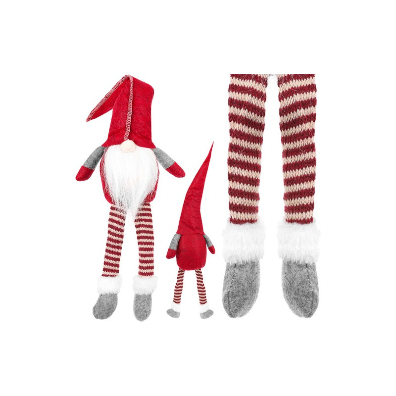 Röd sittande nisse