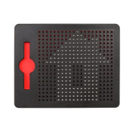 Tavla + magnetkulor + penna med magnet