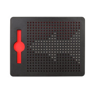 Tavla + magnetkulor + penna med magnet