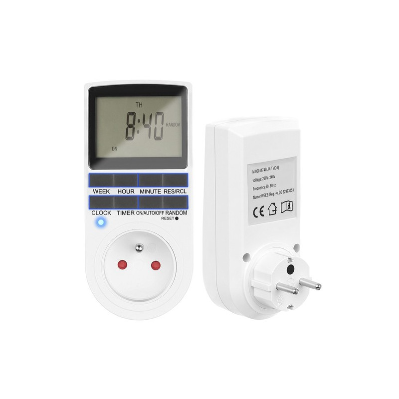 Tidsprogrammerare strömbrytare/on/off