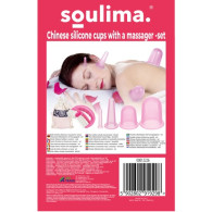 Kinesiska silikonbubblor med massager - set