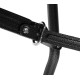 Trädgårdsbord hopfällbart svart 180 cm
