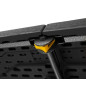 Trädgårdsbord hopfällbart svart 180 cm