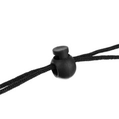 Myggskydd för trädgårdsparasoll 3m - svart