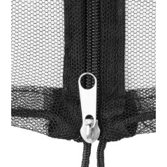 Myggskydd för trädgårdsparasoll 3m - svart