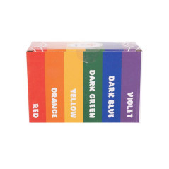 Färgglad Holi-pulver - set med 6x100g