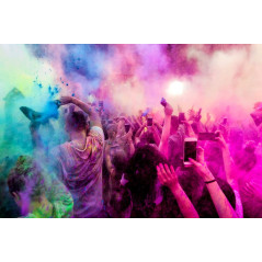 Färgglad Holi-pulver - set med 6x100g