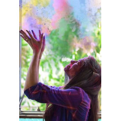 Färgglad Holi-pulver - set med 10x100g