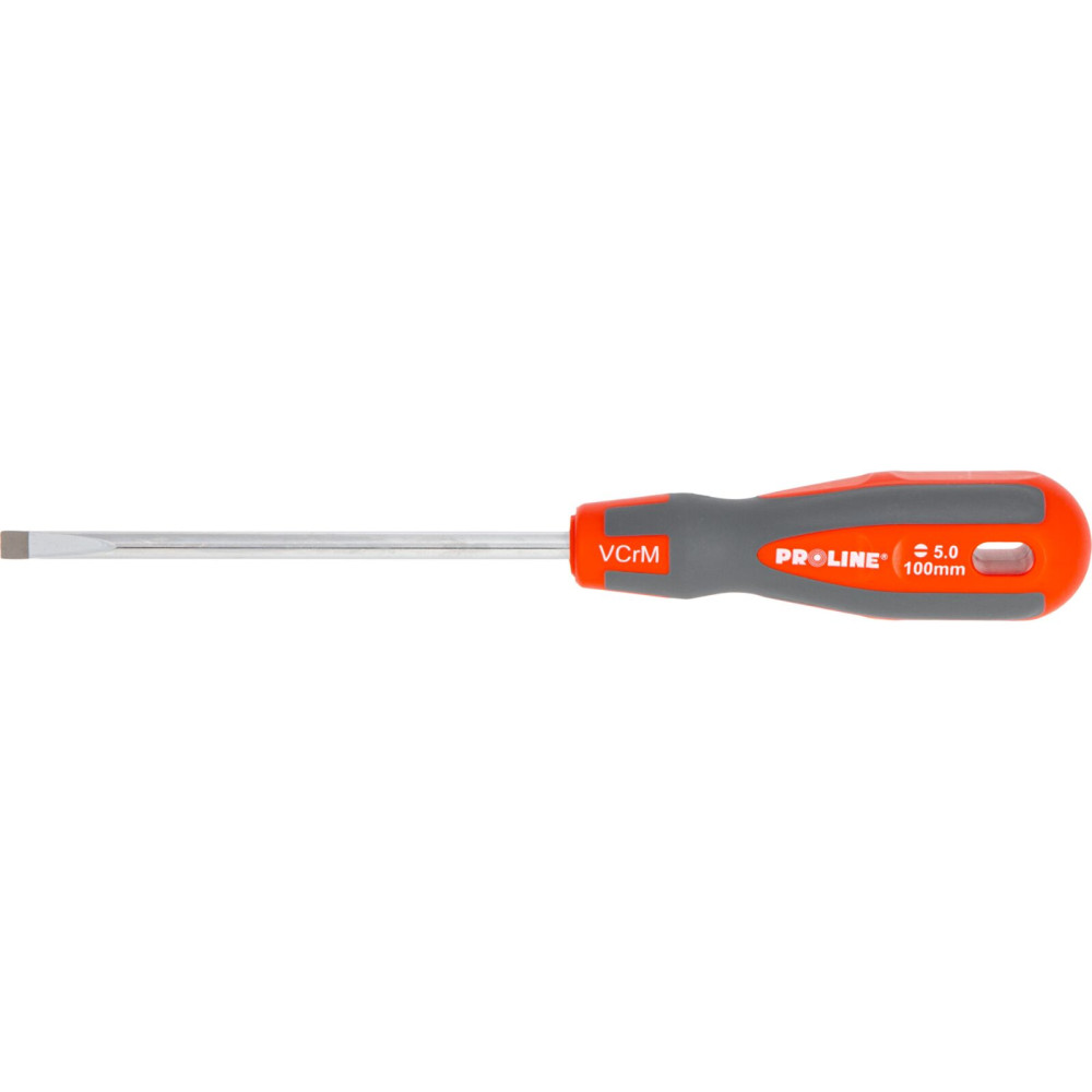 10153 Platt skruvmejsel Soft Touch 5.0x100 mm, Proline 10153 Platt skruvmejsel Soft Touch 5.0x100 mm, Proline