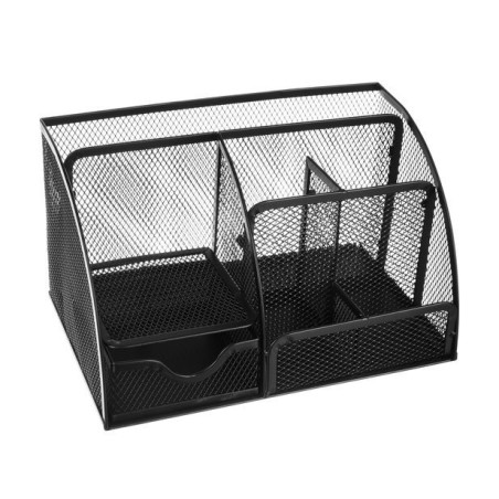 Skrivbordsorganisatör - 6 fack - svart