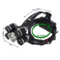 Pannlampa med 5 x LED T6 CREE
