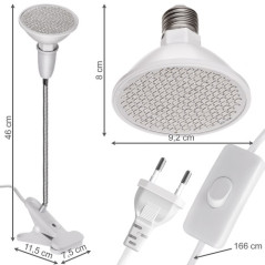 Lampa 200 LED för växtodling | HandlaSmidigt.se