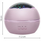 Nattlampa med projektor - rosa LP16859