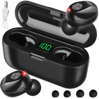 Trådlösa hörlurar med powerbank S16154