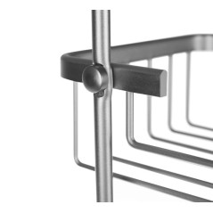 Duschhylla med upphängning - silver