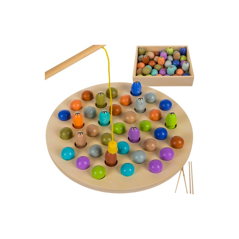 Spelet 'Fiska fisk' på magnet G17244.